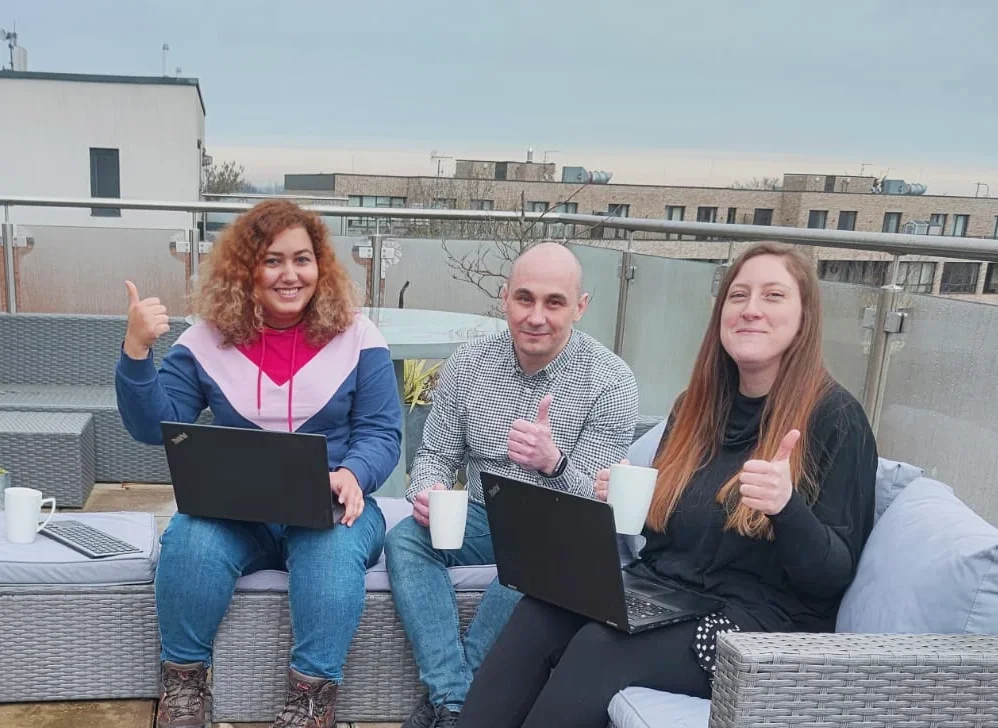 Red Eagle Tech team at work